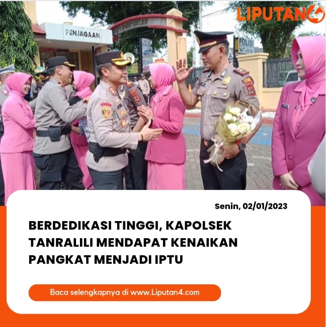 berdedikasi-tinggi,-kapolsek-tanralili-mendapat-kenaikan-pangkat-menjadi-iptu