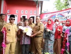 Perhatian Bupati Lampung Selatan ke Warga Kurang Mampu Melalui BSPS 