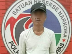 Satres Narkoba Polres Palas Meringkus Seorang Pria Pengedar Sabu Asal Paluta