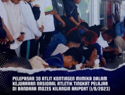 32 Pelajar asal Mimika Ikut Kejurnas Atletik di Jakarta, Dilepas Langsung oleh Asisten III