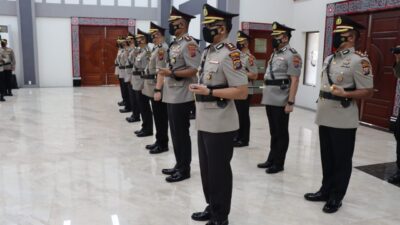 Wakapolrestabes Medan Hadiri Sertijab dan Pelantikan Pejabat Utama Polda Sumut