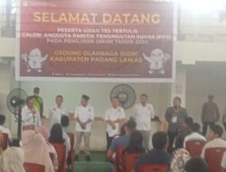 2748 Peserta Ikuti Ujian Tertulis Calon Anggota PPS Pemilu Tahun 2024 di Padang Lawas