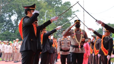 upacara-farewel-parade-kapolres-labuhanbatu