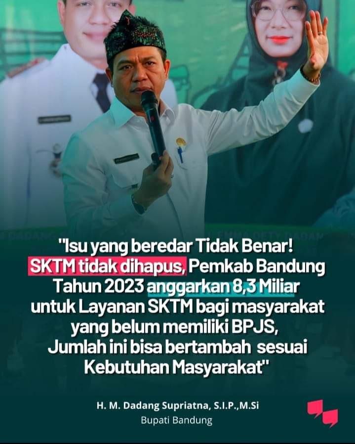 bupati-bandung-:-tahun-2023-pemerintah-anggarkan-3.8-milyar-untuk-layanan-sktm