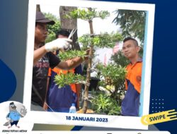 Warga Binaan Rutan Kelas I Medan Dilatih Ketrampilan Merangkai Bonsai