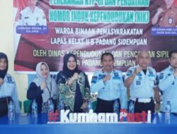 Warga Binaan Lapas Kelas IIB Dapat Pelayanan Aktivasi IKD Disdukcapil Padang Sidempuan