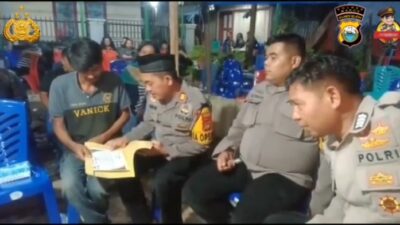 Wujud Rasa Empati & Belasungkawa Kapolsek Mandai Bersama Anggota Melayat Ke Rumah Duka