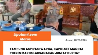 tampung-aspirasi-warga,-kapolsek-mandai-polres-maros-laksanakan-jum’at-curhat-di-perum-solindo-mandai.