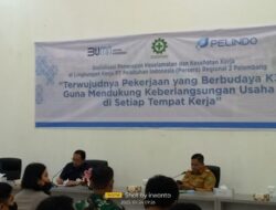 PT Pelindo (Persero) Regional 2 Palembang Gelar Sosialisasi Penerapan K3