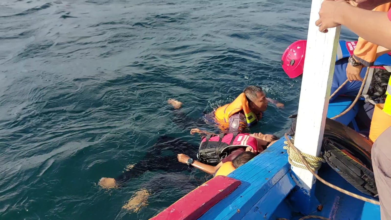 gelar-simulasi-laut,-kapolsubsektor-pulau-pari-gandeng-instansi-terkait