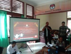 Usai di Lantik PPS Sekecamatan Palas Mendapat Bimtek