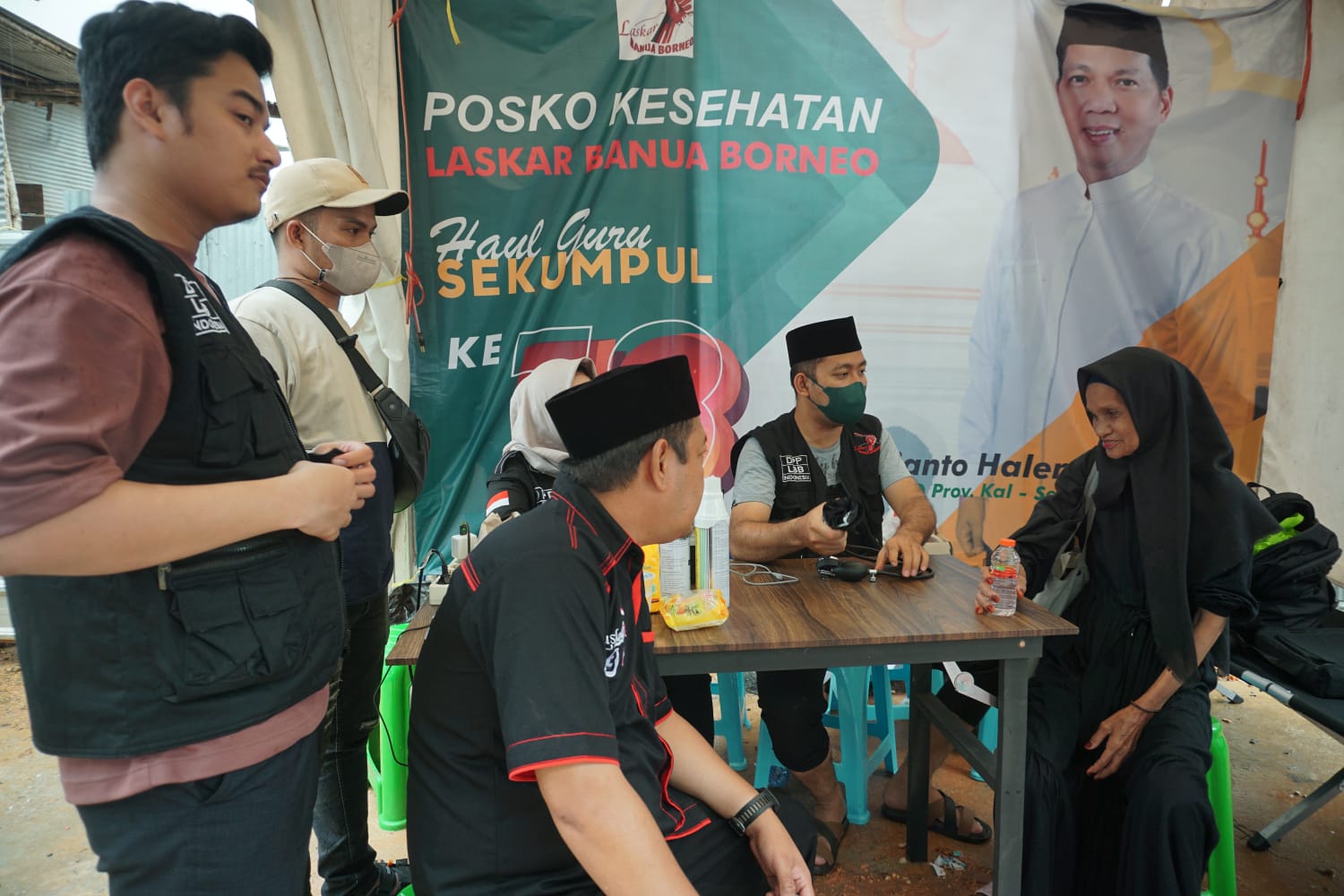 lbb-kerahkan-personel-di-posko-kesehatan-haul-guru-sekumpul