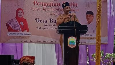 Mempererat Talisilaturrahmi BKMT Gelar Pengajian di Desa Bumirestu