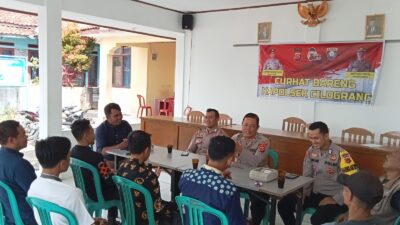 Polsek Cilograng Polres Lebak, Kembali Gelar “JUM’AT CURHAT” Bertempat di Desa Pasirbungur