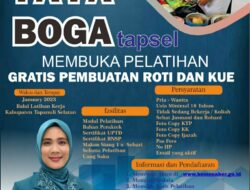 Pemkab Tapsel Buka Pelatihan Pembuatan Roti Dan Kue Secara Gratis