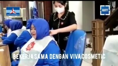 Orsap Partai Demokrat,Perempuan Demokrat Republik Indonesia Kota Medan Adakan Clas Beuty Bersama Viva Cosmetik