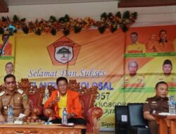 Pelantikan Kosgoro Tapsel Dan Kecamatan Gemuruh Teriakan Massa Untuk Rasyid  Assaf Bupati Tapsel 2024