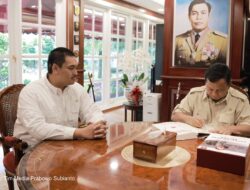 Bertemu Menpora, Prabowo: Semoga Memberikan Semangat Baru untuk Dunia Olahraga