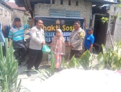 Ringan Beban Warga di Bulan Ramadhan, Polres Sergai Berikan Bansos ke Warga Kurang Mampu