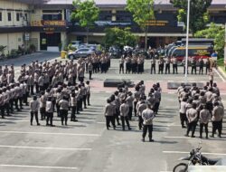 Jelang Pemilu Serentak, Wakapolrestabes Medan Pimpin Apel Pelatihan Kesiapan Unjukrasa