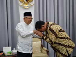 Silaturahmi Lebaran Prabowo Kunjungi Kediaman Ma’ruf Amin