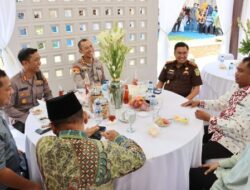 Kapolres Tebing Tinggi Hadiri Halal Bihalal di Kediaman Wakil Bupati Sergai