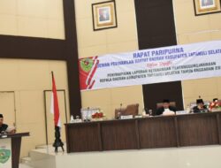 Bupati Tapsel Sampaikan Nota Pengantar LKPJ 2022 Pada Sidang Paripurna Dewan