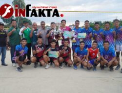 Penutupan Semi Open Turnamen Volly Dragon Cup Sekaligus Pemberian Hadiah