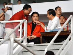 Momen Akrab Jokowi, Prabowo dan Erick Nobar Indonesia vs Argentina, Pengamat: Sinyal Kuat Jokowi Jodohkan Prabowo-Erick