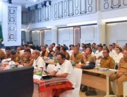 Sekda Kota Padangsidimpuan Hadiri Rapat Koordinasi Tematik Sektor Pertanahan di Aula Raja Inal Siregar Provinsi Sumatera Utara