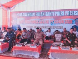 Wakil Wali Kota Padangsidimpuan Arwin Siregar Hadiri Pencanangan Bulan Bakti Polri Presisi dalam Rangka HUT Bhayangkara Ke-77 Tahun 2023