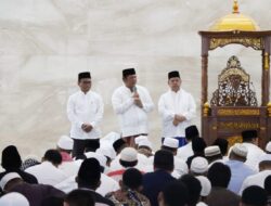 Wali Kota Irsan Efendi Nasution Bersama Masyarakat Kota Padangsidimpuan Shalat Idul Adha 1444 H di Masjid Agung Al-Abror