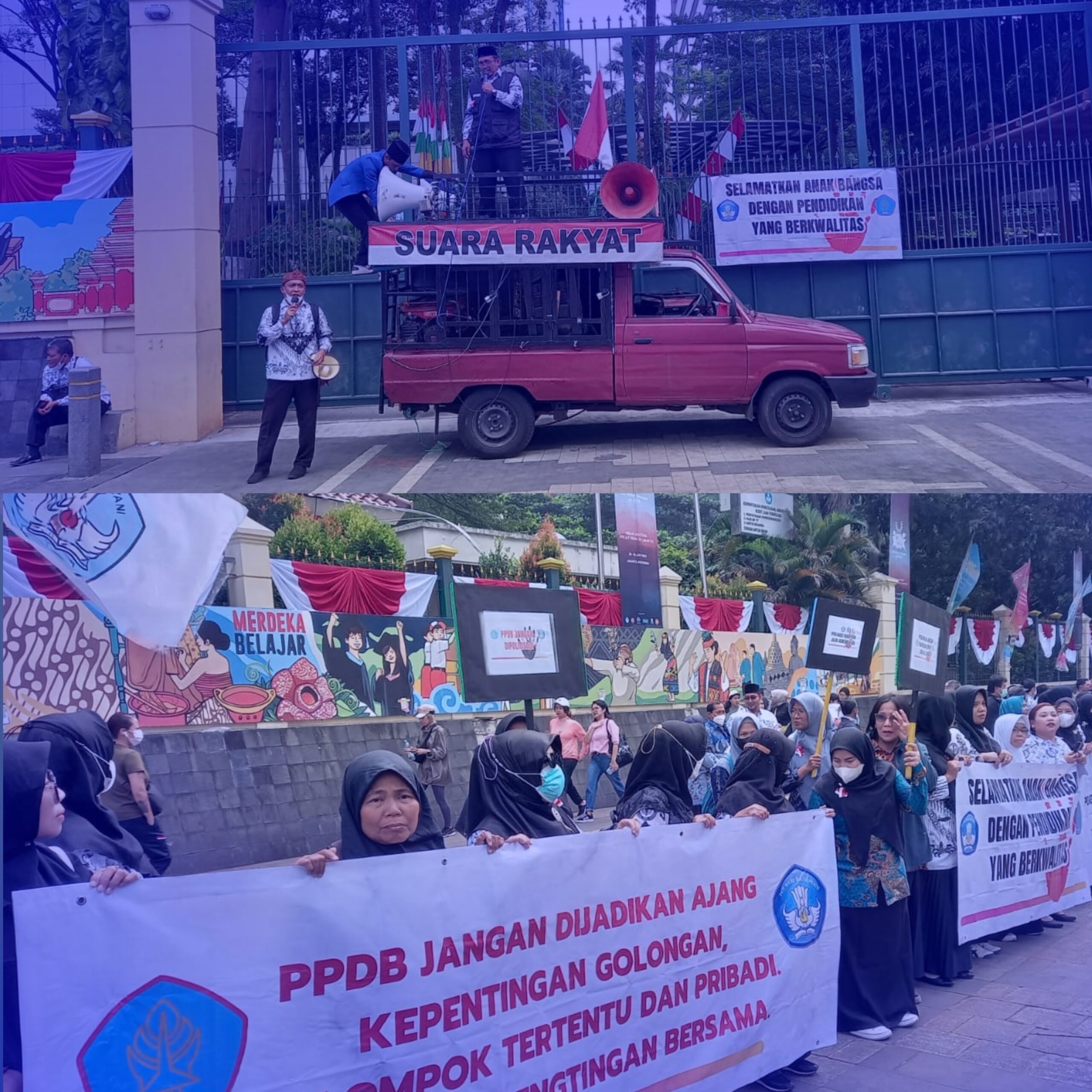 Badan Musyawarah Perguruan Swasta (BMPS) Kota Bekasi Jawa Barat telah melakukan unjuk rasa di kantor Kementerian Pendidikan, Kebudayaan, Riset, dan Teknologi