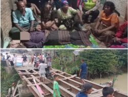 Jembatan Rusak di Dusun Pondok Panjang Desa Kayu Besar Sergai Memakan Korban Jiwa