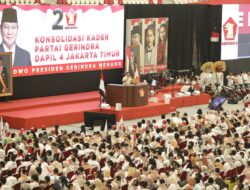 Pesan Prabowo ke Ribuan Kader dan Simpatisan Gerindra: Balas Fitnah dan Hinaan dengan Kebaikan