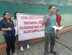 Warga Jalan Sampali Tolak Pelebaran  Drainnase