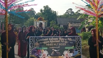 Semaraknya Kegiatan khataman Alqu’ran di Masjid Miftahul Jannah Dusun II Belo Laut Memperingati Tahun Baru Hijriah 1445