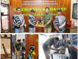 Kakanwil Kemenkumham Sumut Resmikan Ruang PTSP Dan Galeri Hasil Karya WBP Lapas Tebing Tinggi