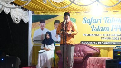 Walikota Irsan Efendi Nasution Pimpin Safari Muharram 1445 Hijriah ke 2 di Kelurahan Hutaimbaru