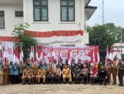 Semarakkan HUT Kemerdekaan RI Ke-78, Pemko Tebing Tinggi Bagikan Seribu Bendera Merah Putih