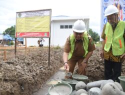 Bupati Tapsel Lakukan Peletakan Batu Pertama Pembangunan RSUD Pintu Padang