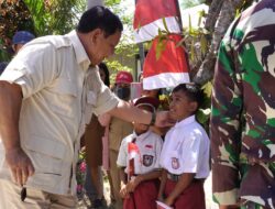 Prabowo Dorong Anak-anak Muda di Pulau Moa Maluku Barat Daya Masuk Unhan RI