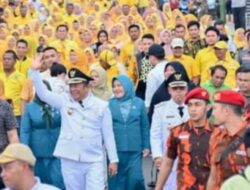 Pelaksanaan Apel Terakhir dan Pelepasan Wali Kota serta Wakil Wali Kota Padangsidimpuan Irsan Efendi Nasution, SH, MM dan Ir. Arwin Siregar, MM