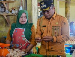 Pj. Walikota Padangsidimpuan Pantau Harga bahan Pokok Di pajak Batu