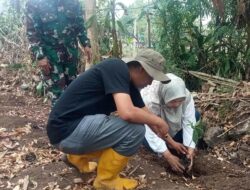 Kepala Desa Ganjarsabar Apresiasi Gerakan Penanaman 10 Juta Pohon Bersama Polri