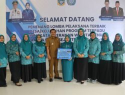 Desa Gunung Baringin Juara Pertama Desa Binaan Kategori PTP2WKSS se-Sumut