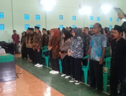 Panwascam Nagreg Gelar  Pelantikan Dan Bimbingan Teknis Terhadap177 Anggota Pengawas TPS