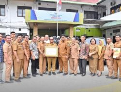 Pj Walikota Padangsidimpuan Menerima Penilaian Kepatuhan Pelayanan Publik dari Ombudsman RI Perwakilan Sumut