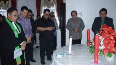 Plt.walikota Gunungsitoli Hadiri Peresmian Rumah Dinas BPHMS BNKP