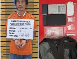 Ditangkap Satnarkoba Polres Tebing Tinggi, AS Terbukti Miliki 6,77 Gram Sabu